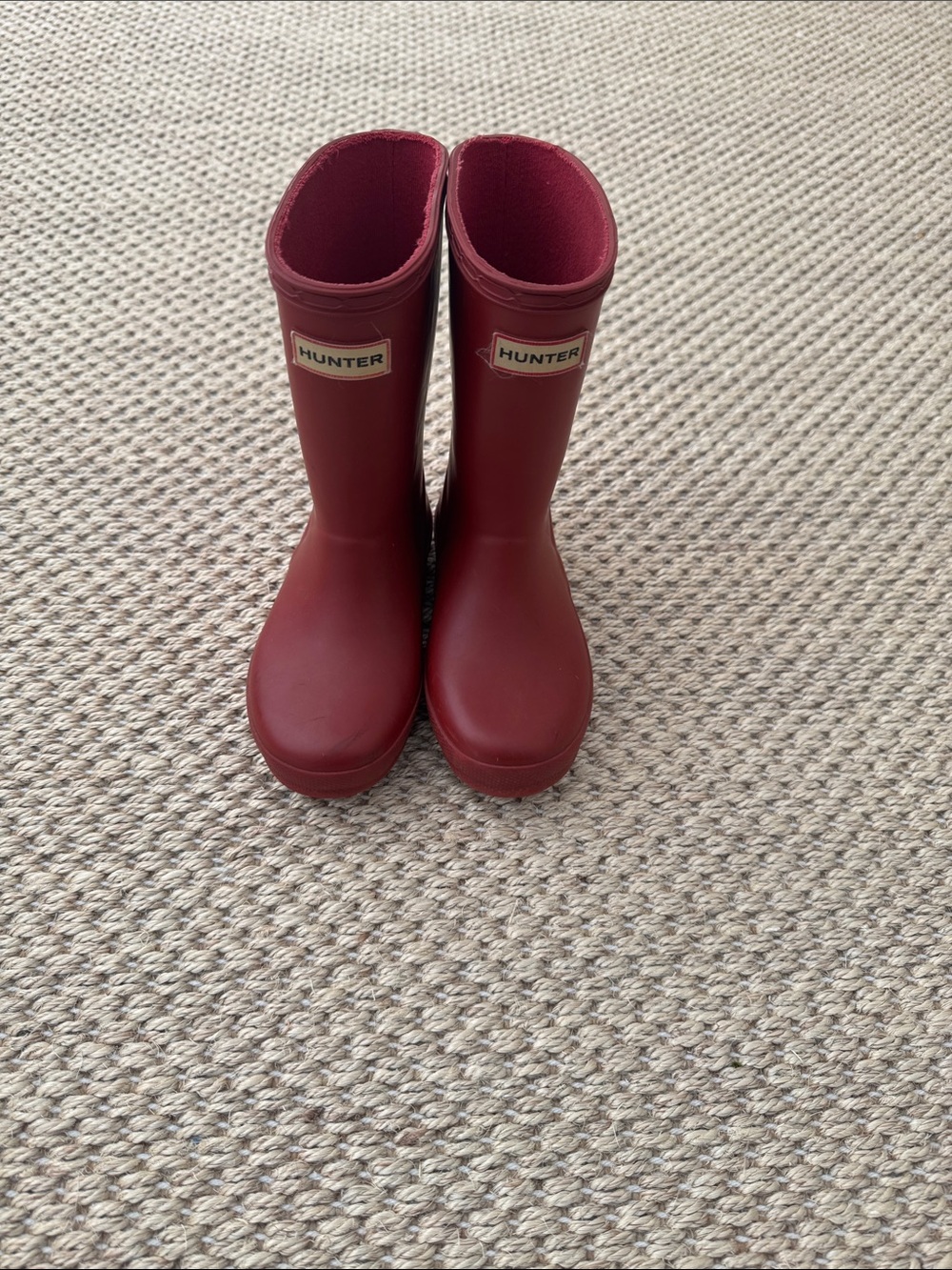 Kids Red Rain Boots